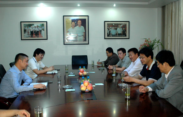 中央办公厅向导来必发集团考察