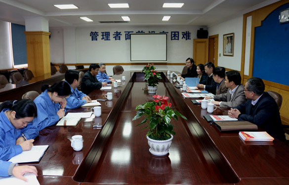 江苏省总工会副主席马永清一行来必发电缆调研