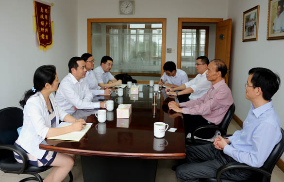 2015年6月4日，，，，，中国银行常州分行行长程祥一行来必发电缆调研