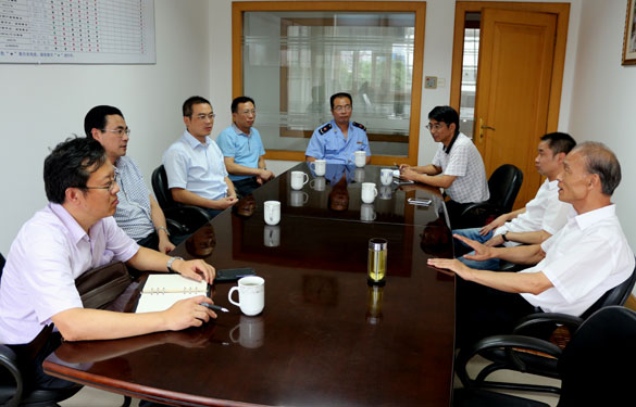常州市工商局局长陈国庆一行来必发集团调研