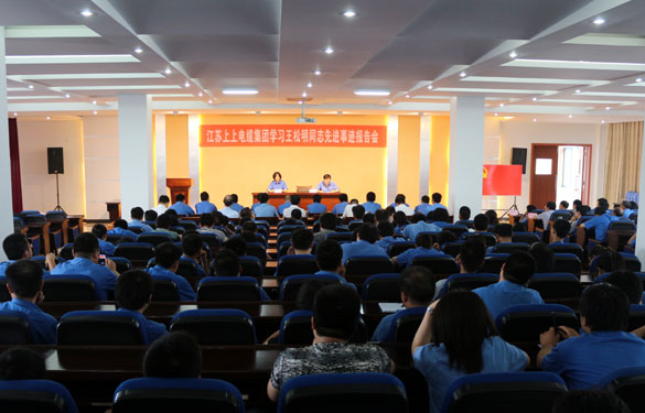 必发集团召开党员大会暨学习王松明同志先进事迹报告会