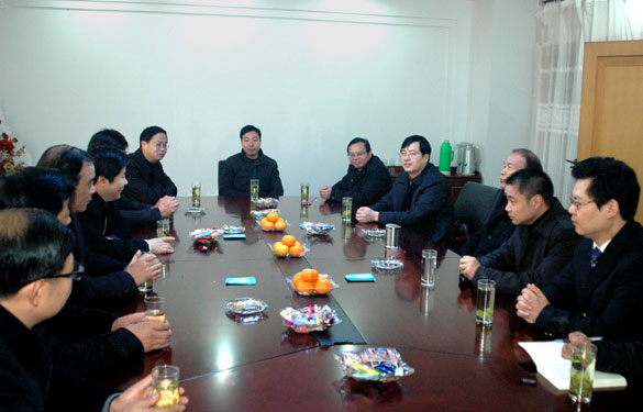 溧阳市代市长苏江华一行来必发集团走访