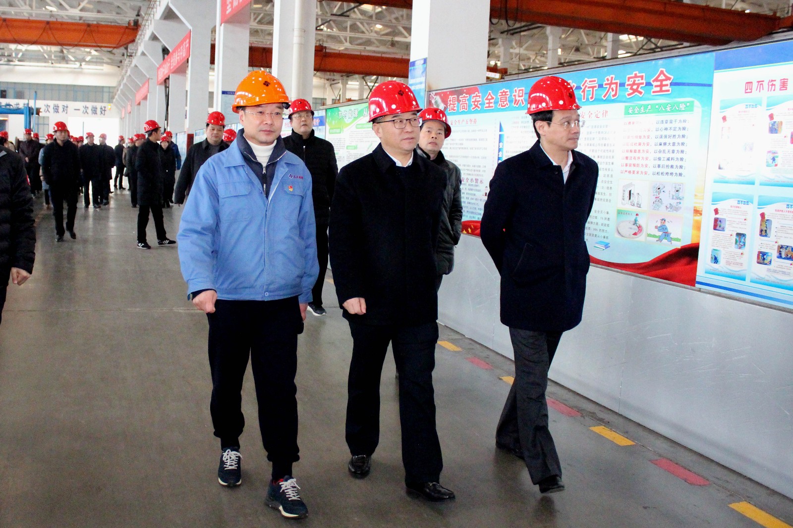 2019年1月16日，，，，，郎溪县党政代表团一行来必发电缆旅行交流