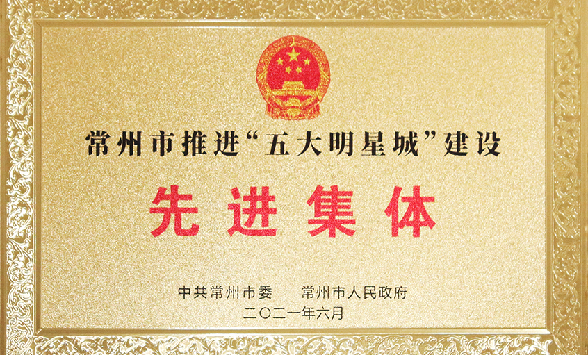 必发电缆荣获常州市推进“五大明星城”建设先进整体