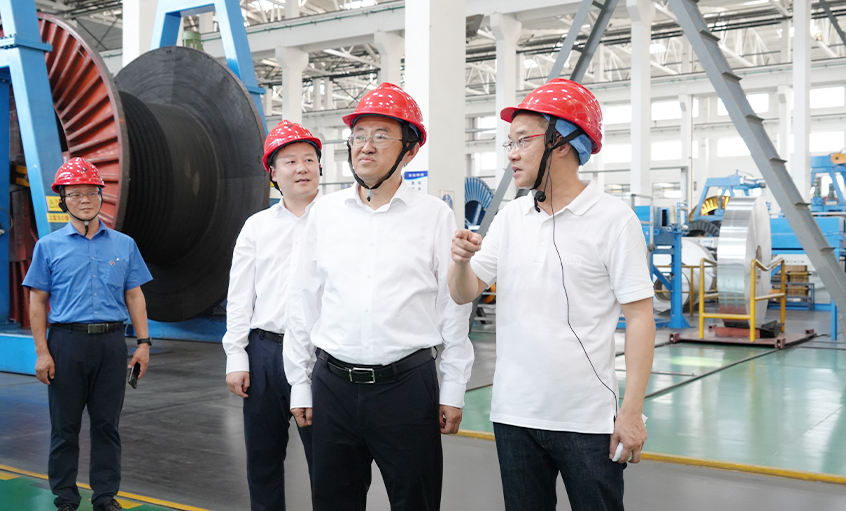 省人社厅朱从明厅长调研必发电缆 勉励企业施展树模作用稳岗扩岗促就业